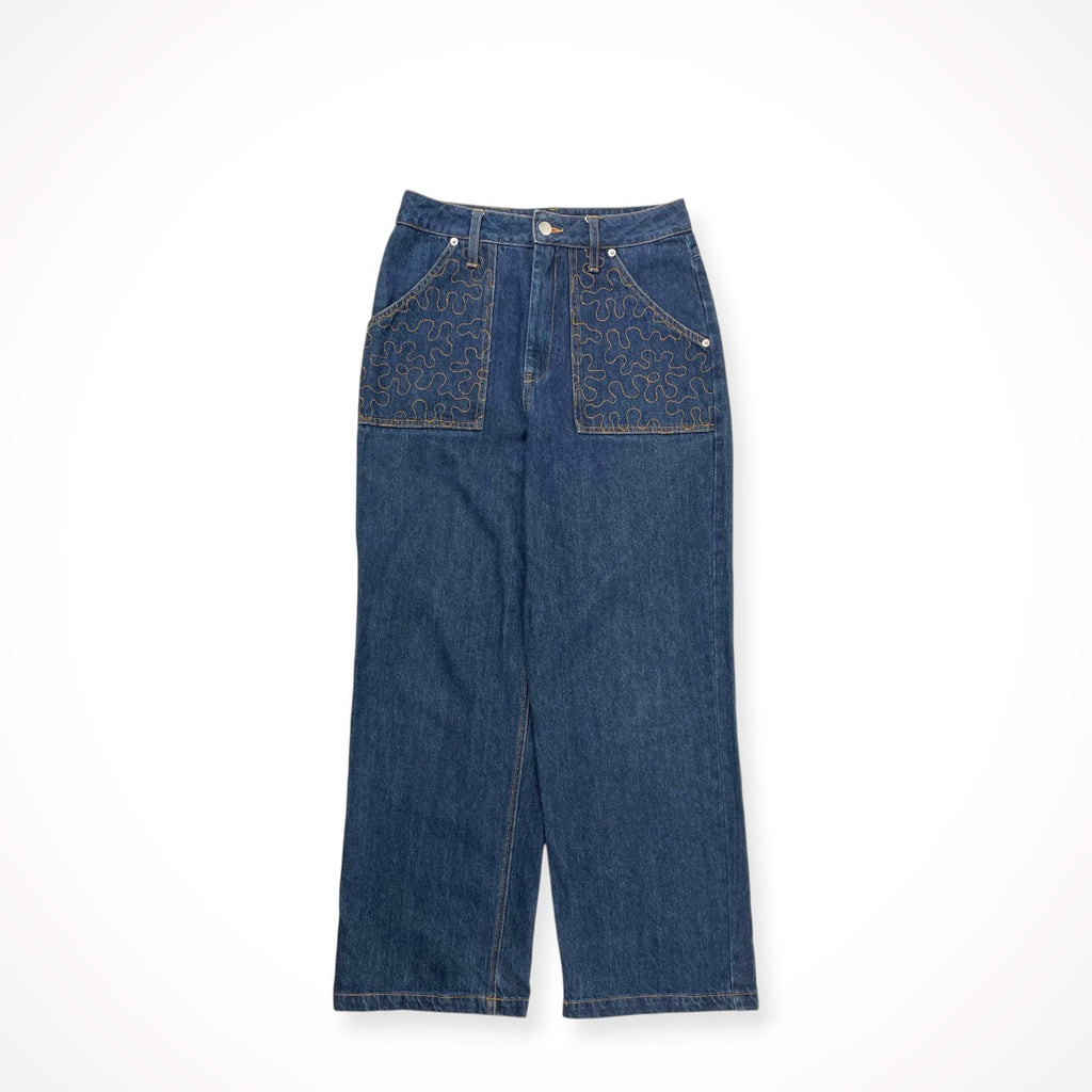OWNth antiqua / 配色ステッチ デニムパンツ 参考定価：12,000+tax SIZE:S