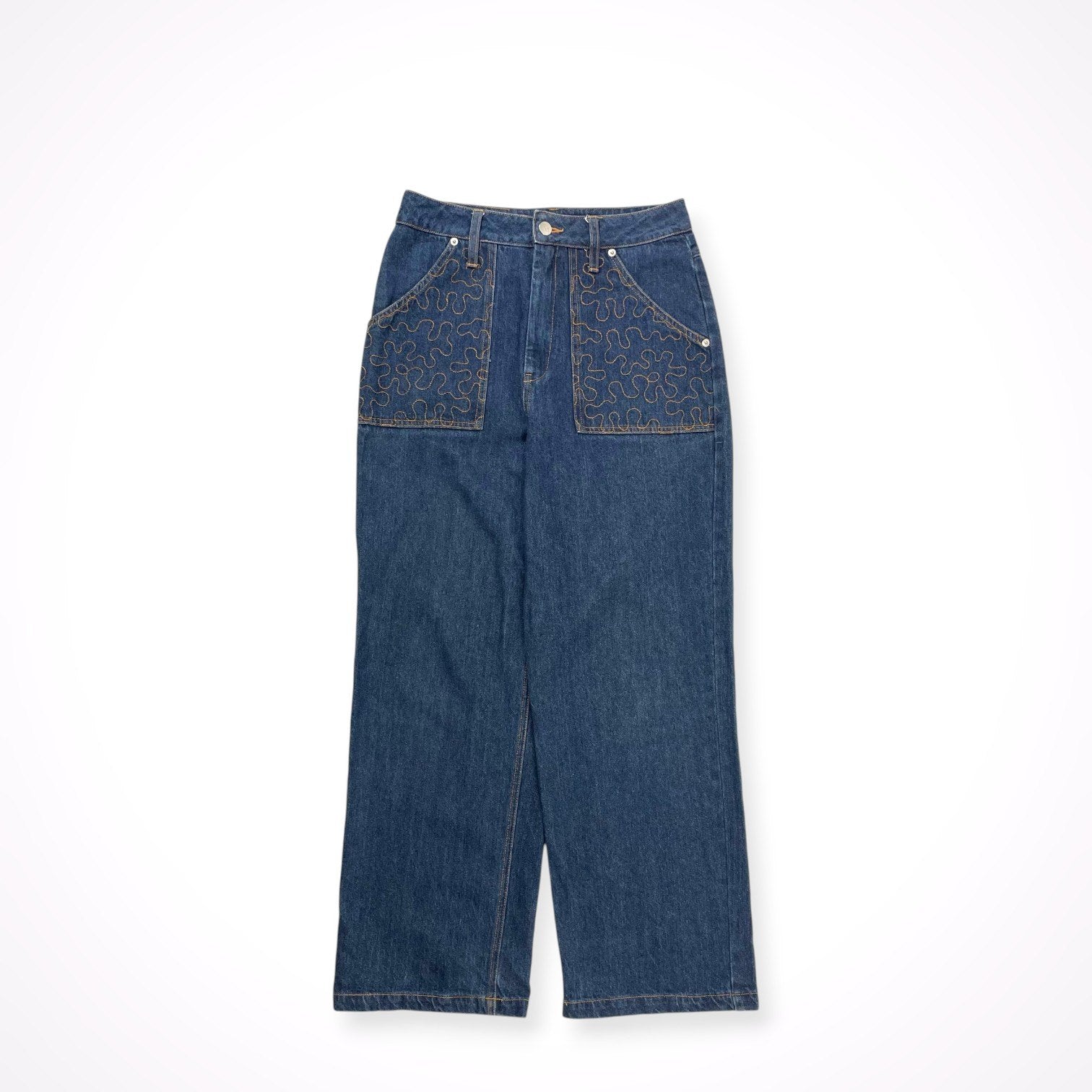 OWNth antiqua / 配色ステッチ デニムパンツ 参考定価：12,000+tax SIZE:S