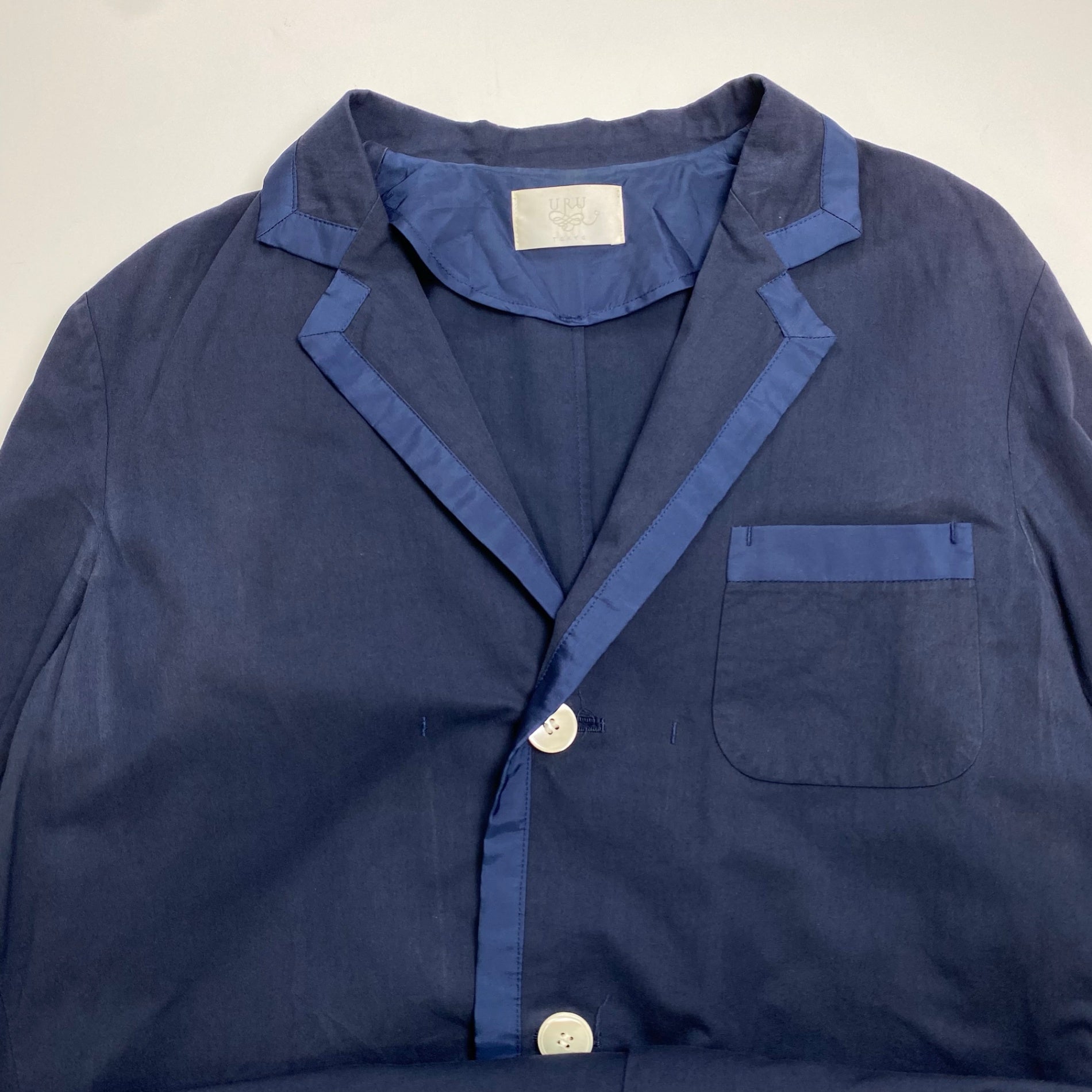 URU ウル / ショップコート ライトコート ネイビー 参考定価：42,000+tax SIZE:1