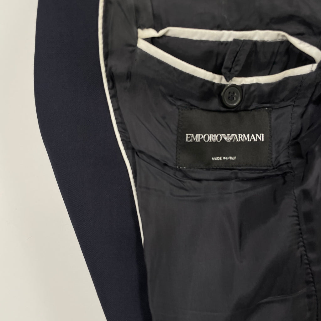 EMPORIO ARMANI エンポリオ アルマーニ / ナローラペル1Bスーツ 参考定価：230,000程度 SIZE:46