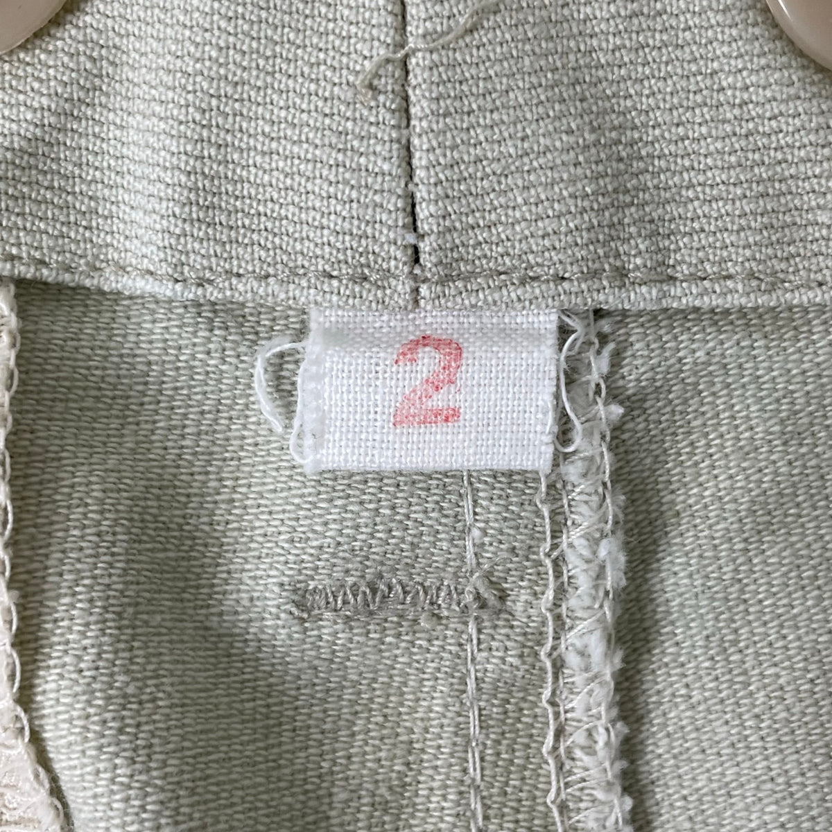 EURO VINTAGE / ドイツ軍コットンピケカーゴ SIZE:2