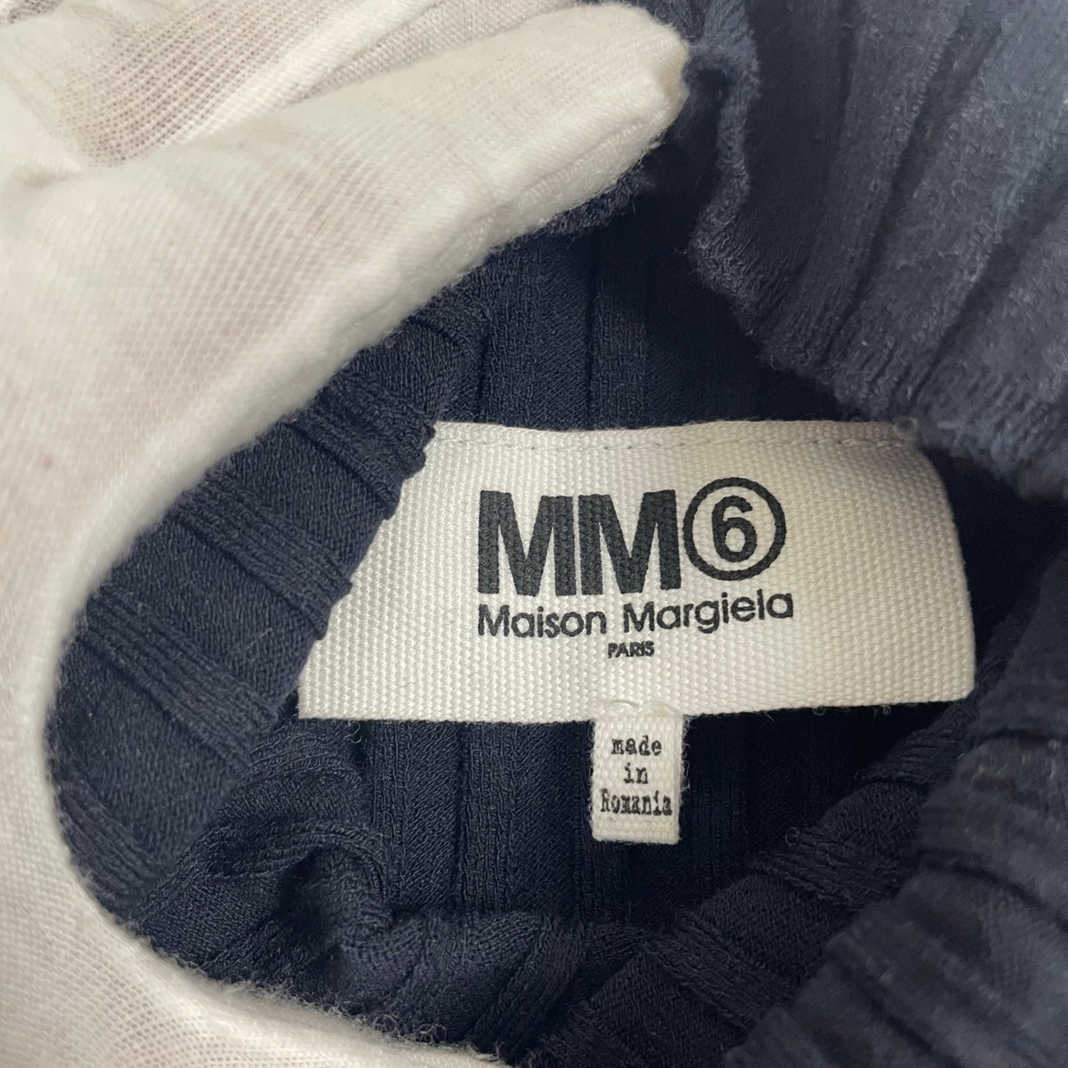 MM6 Maison Margiela / 21AW ショルダーボタンリブニット 参考定価：55,000程度 SIZE:S