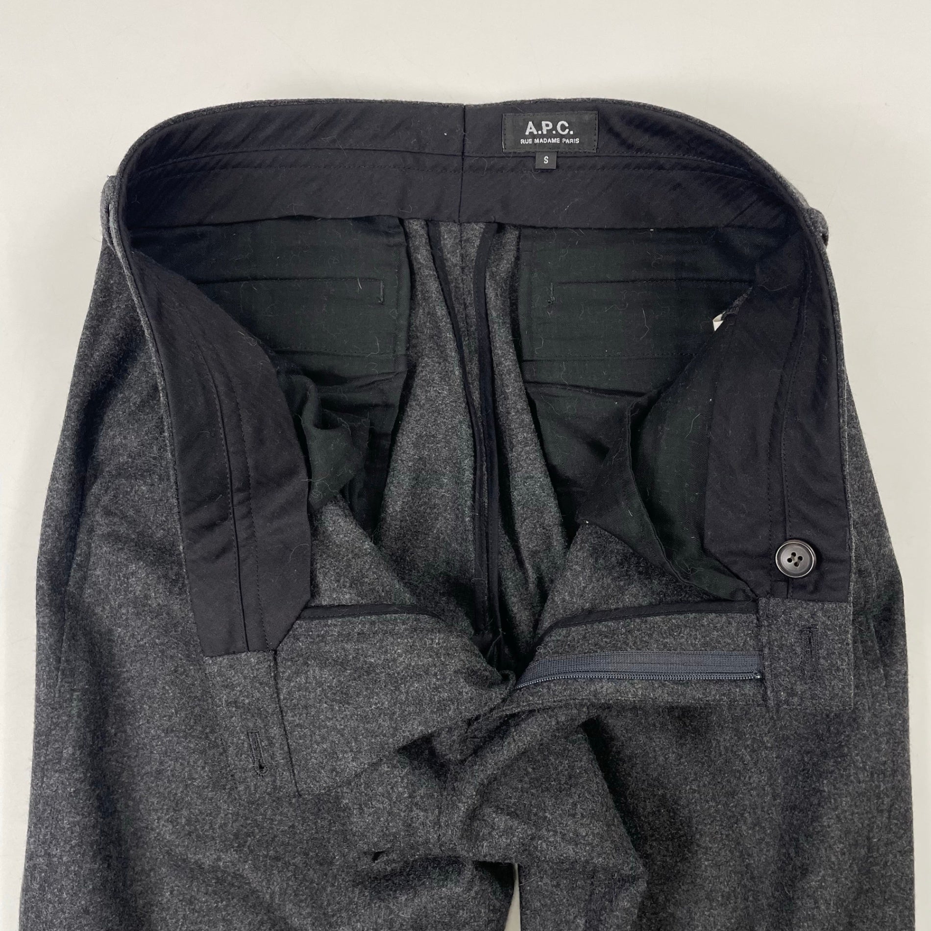 A.P.C. / フランネルスラックス イタリア製生地 参考定価：40,000程度 SIZE:S