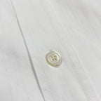 HERMES エルメス / ドビーストライプ シャツ セリエボタン MADE IN FRANCE SIZE:42(L程度)