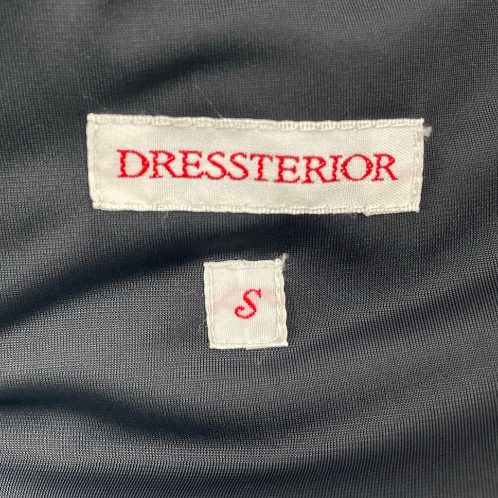 DRESSTERIOR / ウールブレンド ノーカラーリラックスジャケット 未使用品 参考定価：33,000+tax SIZE:S