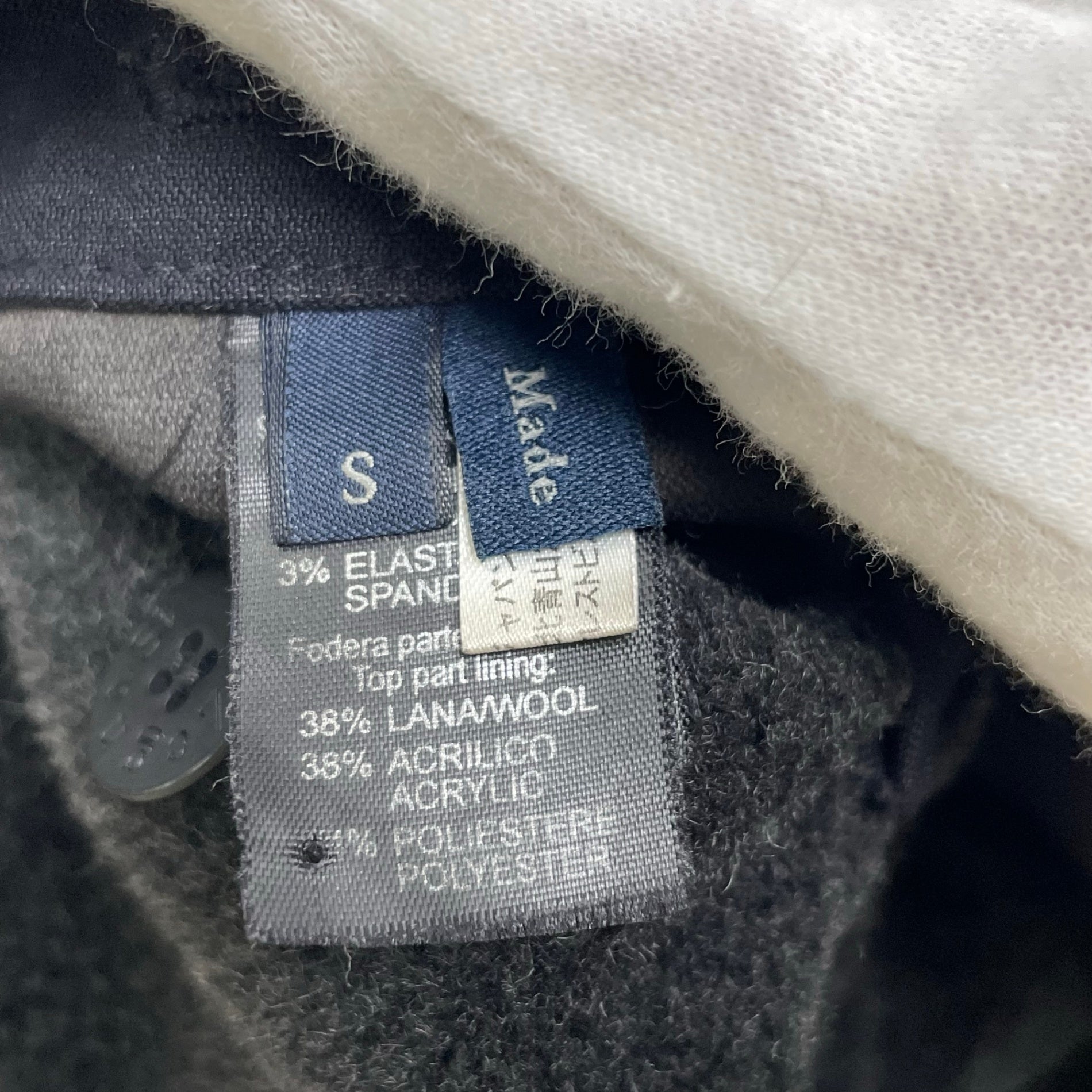 Zegna SPORT ゼニアスポーツ / ダブルブレストミドルジャケット 参考定価：100,000程度 SIZE:S