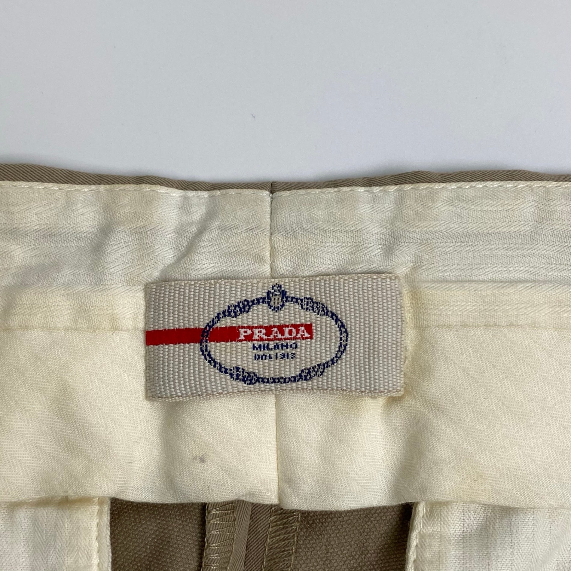 PRADA プラダ / テーパードスラックス ベージュ ポリエステル100％ SIZE:S