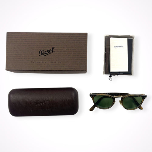 Persol / ボストンサングラス Typewighter Edition 参考定価：32,000+tax SIZE:47□22