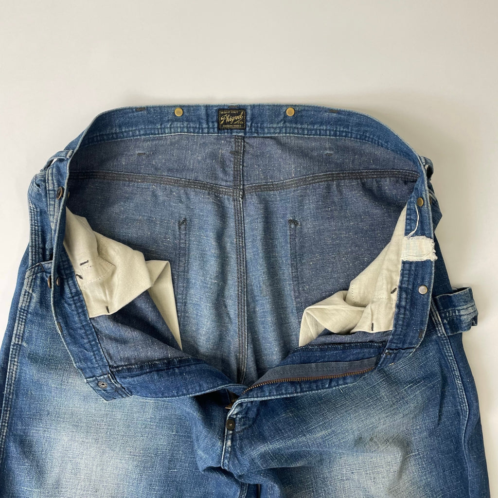 Phigvel / ペインターデニムパンツ 参考定価：35,000程度 SIZE:W92cm