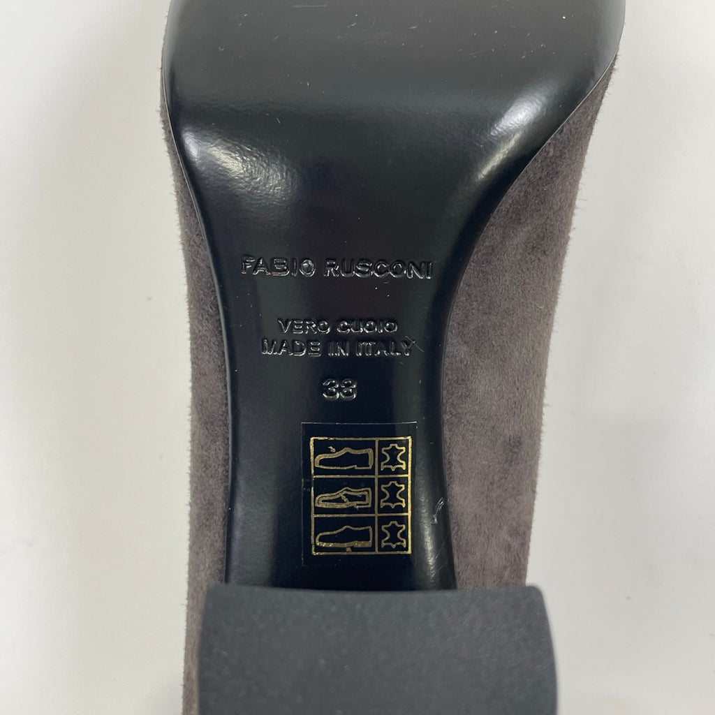 FABIO RUSCONI / チャンキーヒールパンプス 試着程度 参考定価：25,000程度 SIZE：38