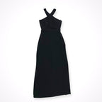 GIORGIO ARMANI / シルククロスホルターネックドレス 参考定価：600,000程度 BORGO21製