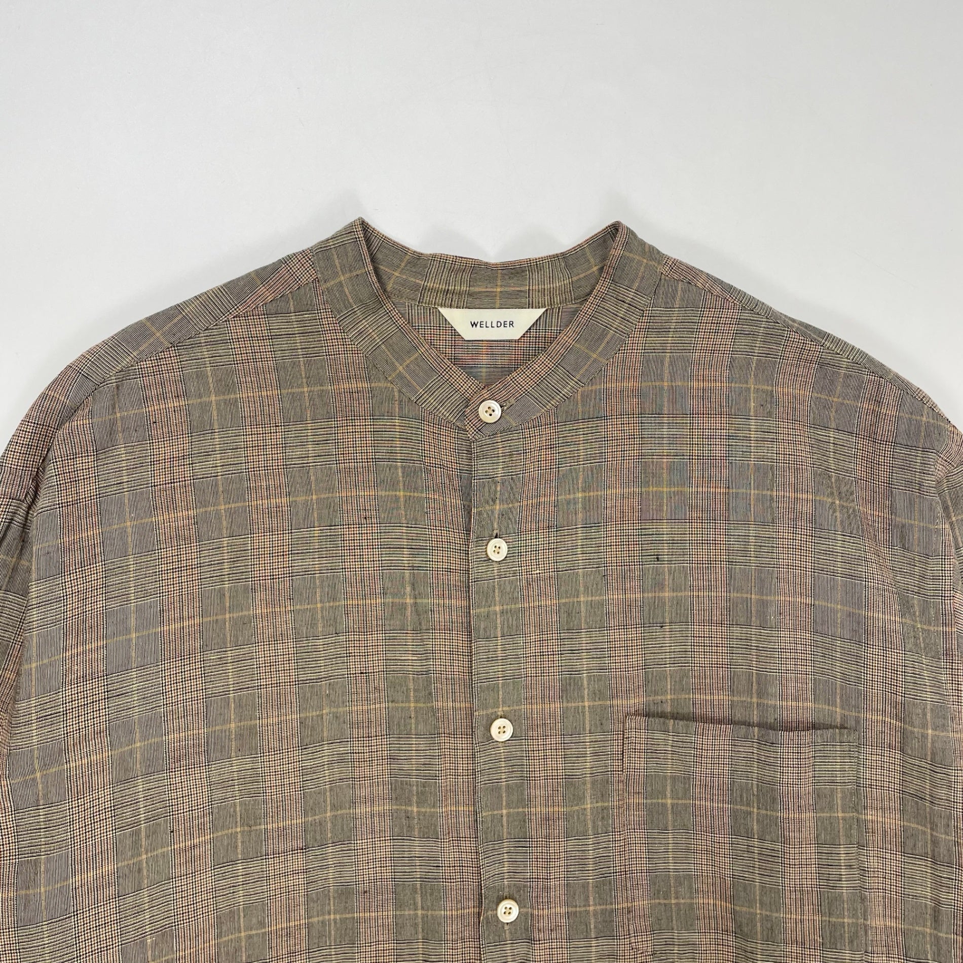 WELLDER / Band Collar Shirt 参考定価：30,000程度 SIZE:4