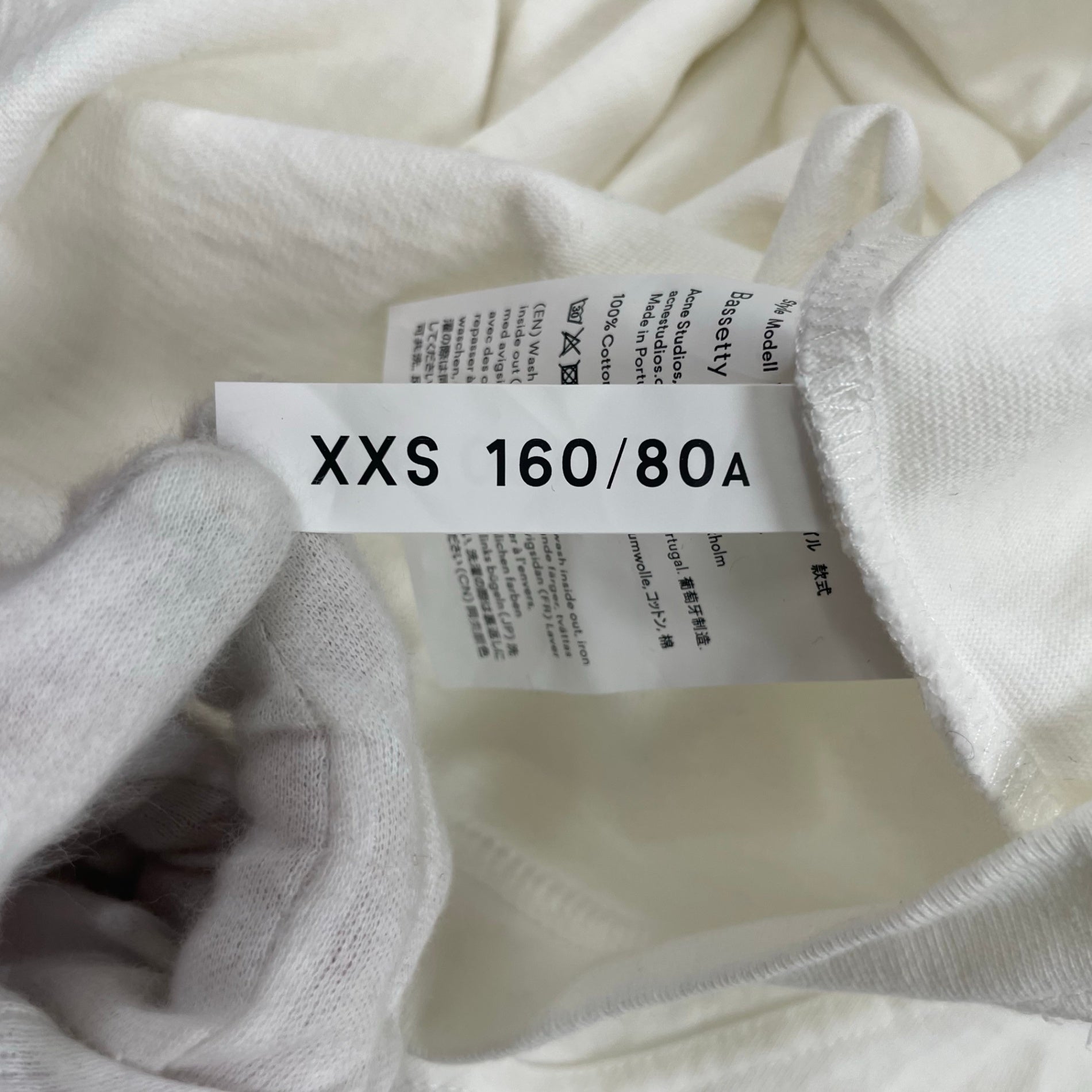 Acne Studios Blakonst アクネ ストゥディオズ ブラコンスト / モックネックサークルロゴTEE SIZE:XXS(S-M程度)