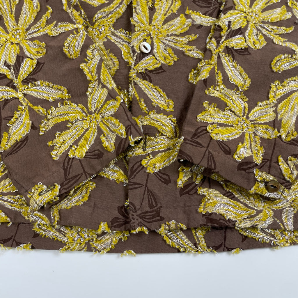 needles ニードルズ / V Neck Shirt Flower Cut jq PU223 参考定価：29,000+tax SIZE:XS