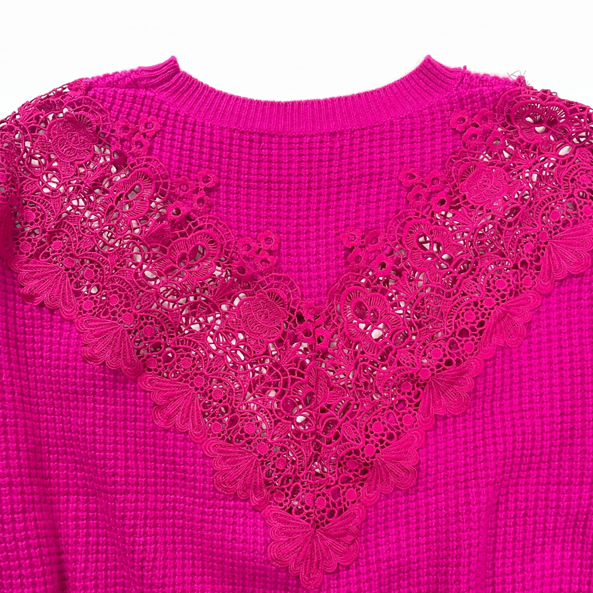 Hysteric Glamour ヒステリックグラマー / BEAR LACEワッフル編 プルオーバー 参考定価：29,800+tax SIZE：FREE