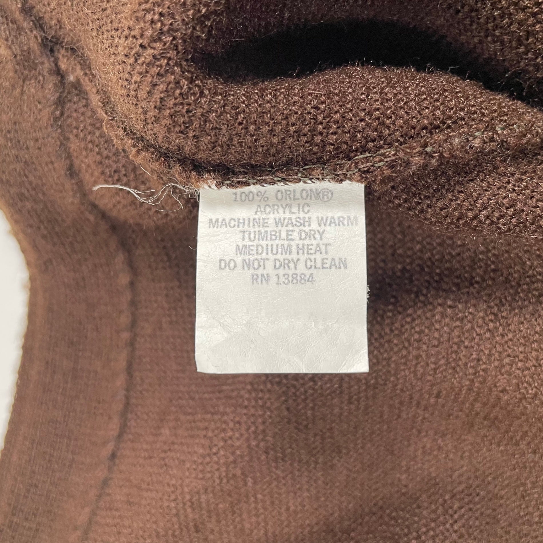 JC PENNEY ジェーシーペニー / 7-80s ヴィンテージアクリルカーディガン ユニオンチケット付 SIZE:XL