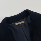 beautiful people × Loro Piana ビューティフル ピープル ロロピアーナ / カシミヤMIXチェスターコート ダークネイビー 参考定価：105,000+tax SIZE:130(XS-S)