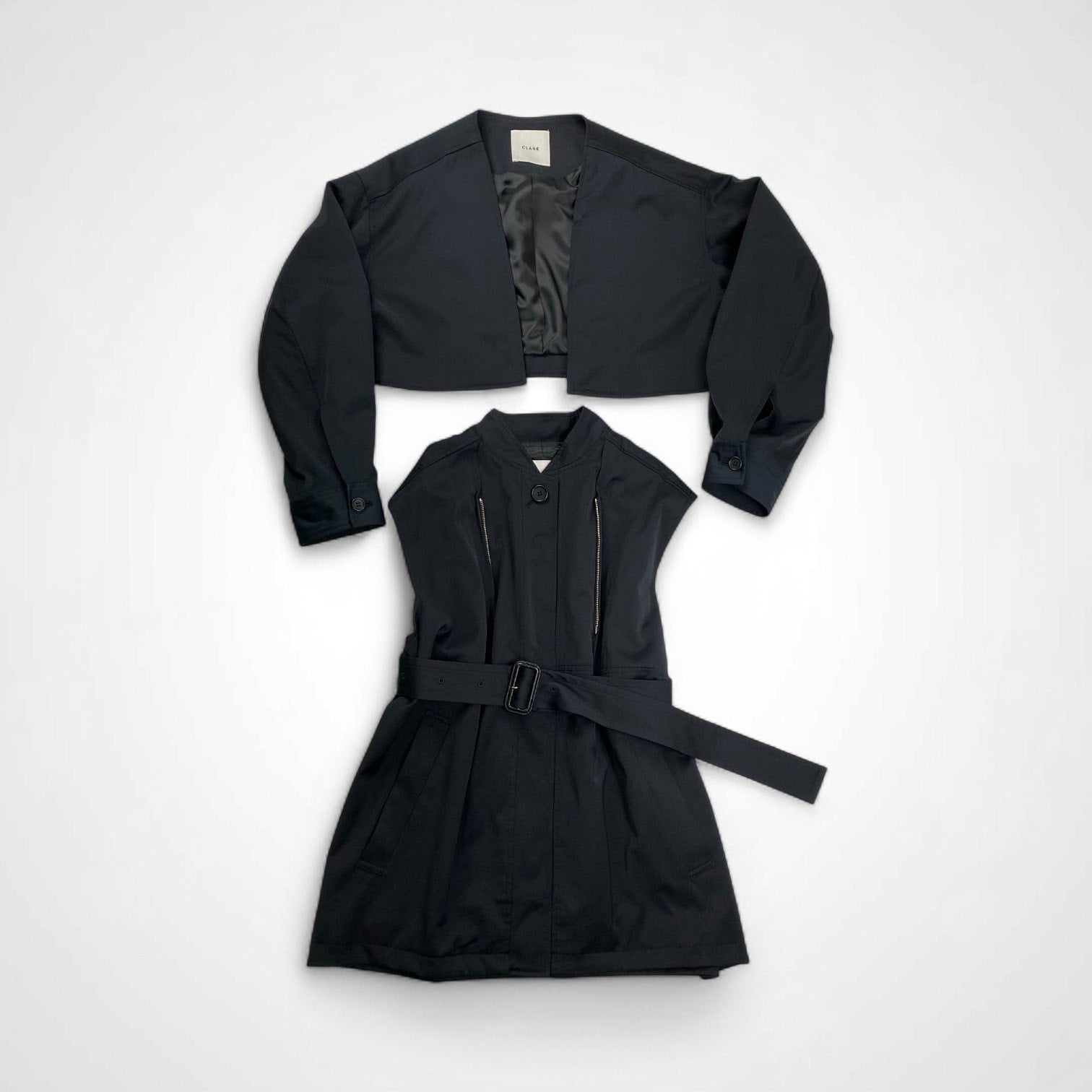 CLANE クラネ / 3WAY ARRANGE JACKET ブラック 極美品 参考定価：34,000+tax SIZE：1