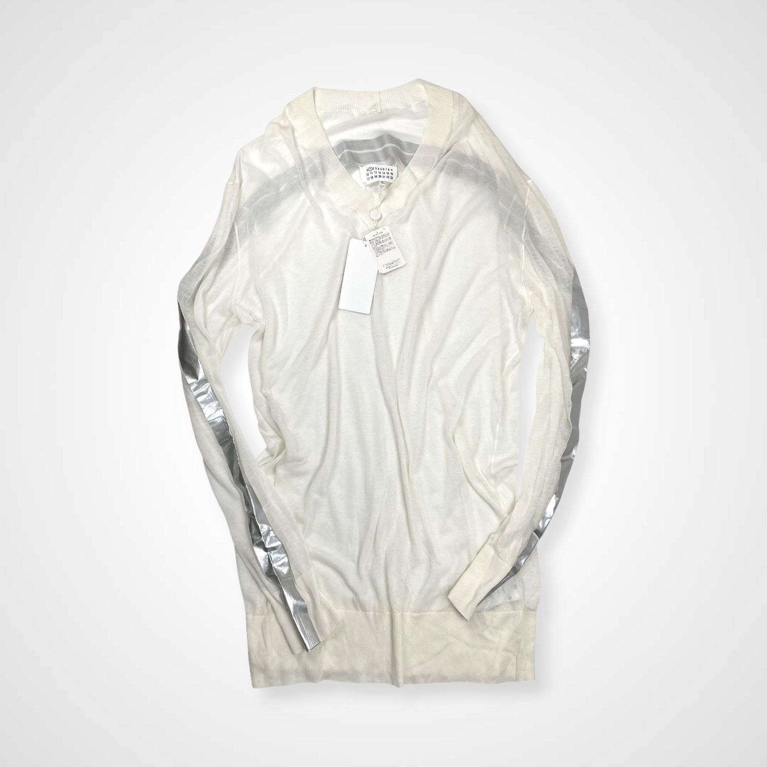 Maison Margiela1 メゾンマルジェラ / シルバーテープハイゲージ コレクションライン 未使用 20SS SIZE:XS