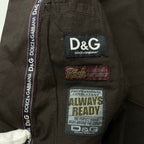 D&G DOLCE & GABBANA / アーカイブコットンジャケット 参考定価：100,000程度 SIZE:48