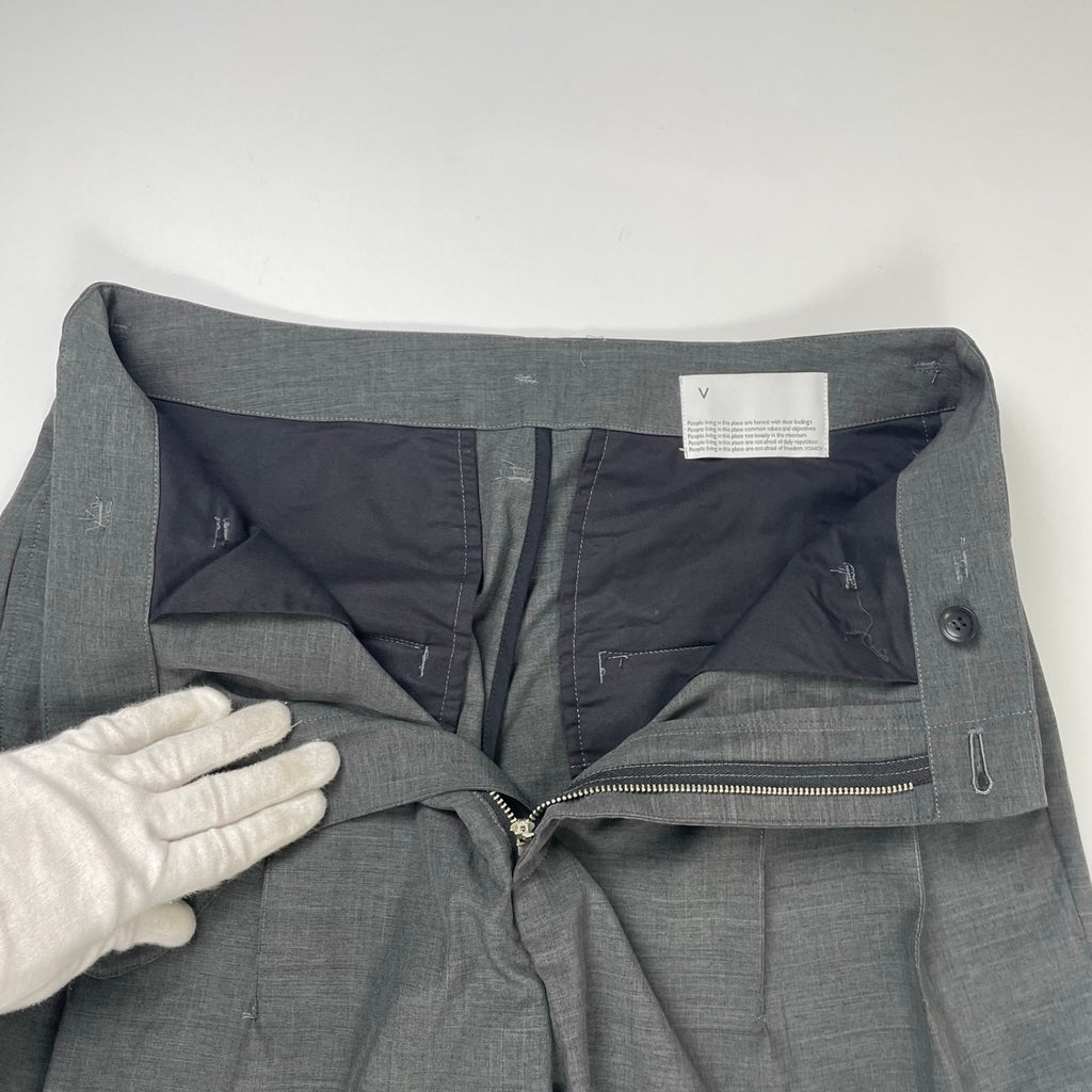 VOAAOV ヴォアーブ / ドライタッチツータックパンツ 参考定価：32,000程度 SIZE:1