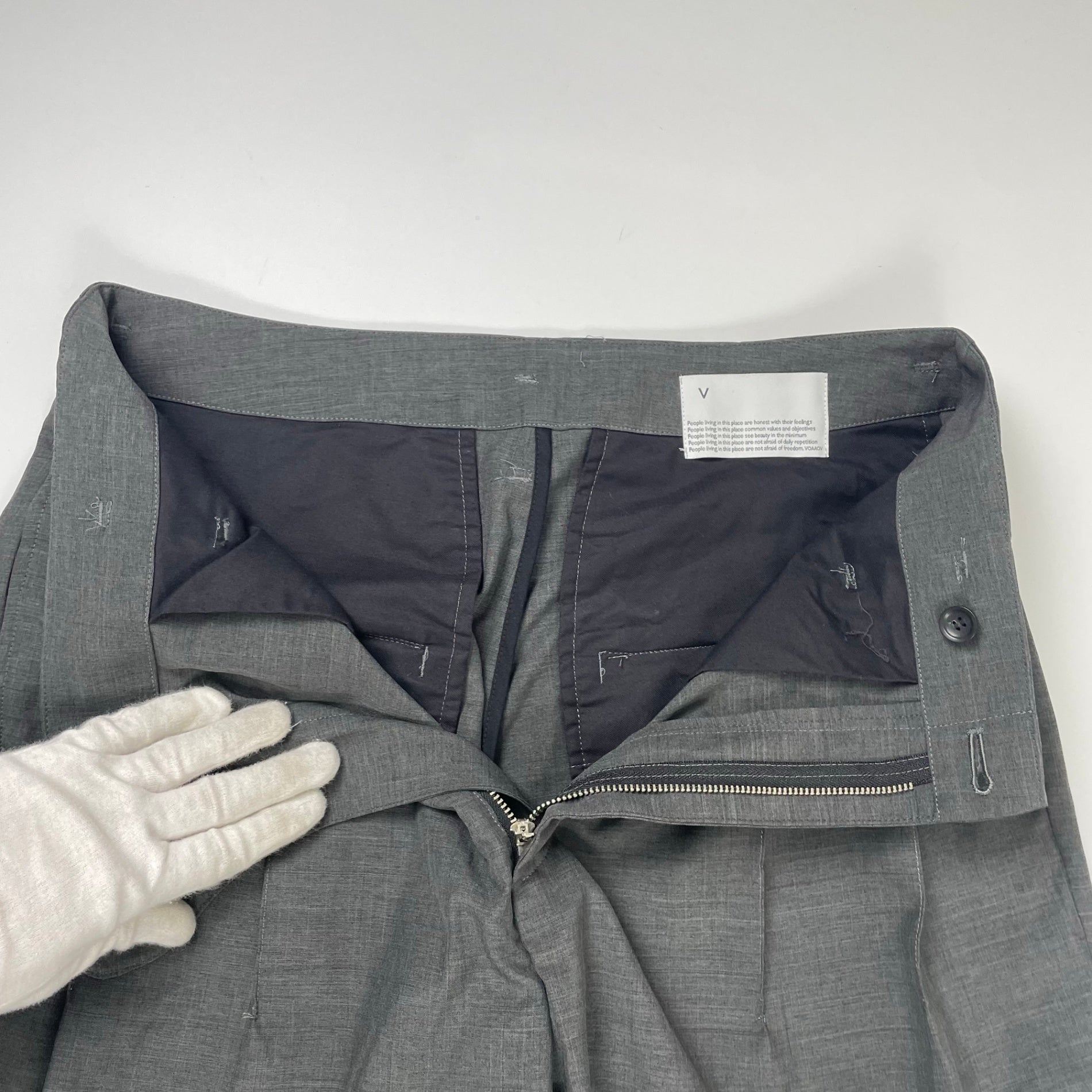 VOAAOV ヴォアーブ / ドライタッチツータックパンツ 参考定価：32,000程度 SIZE:1