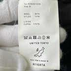 UNITED TOKYO / super110s ダブルフェイスステンカラーコート 参考定価：27,600+tax SIZE:3