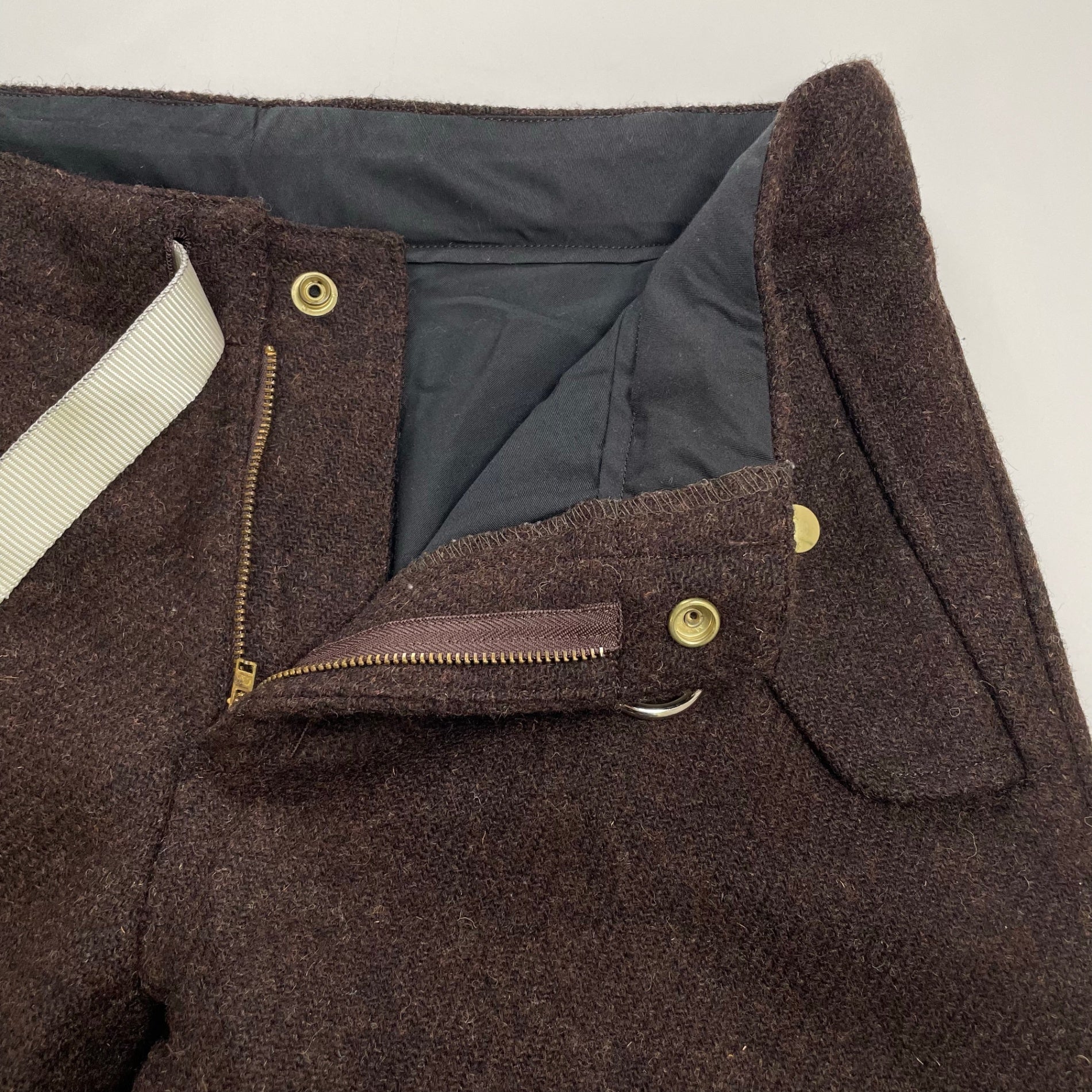 MOUNTAIN RESEARCH マウンテンリサーチ / 11AW 「Skier」パンツ ツイードクロップド ブラウン SIZE:M