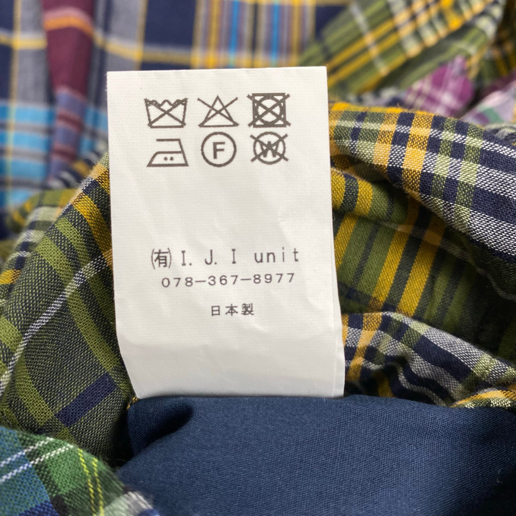 BEAMS PLUS × Jizi / MADRAS Cuff Jacket コラボ マドラスチェック クレイジーパターン ジャケット 参考定価：63,000+tax SIZE：L