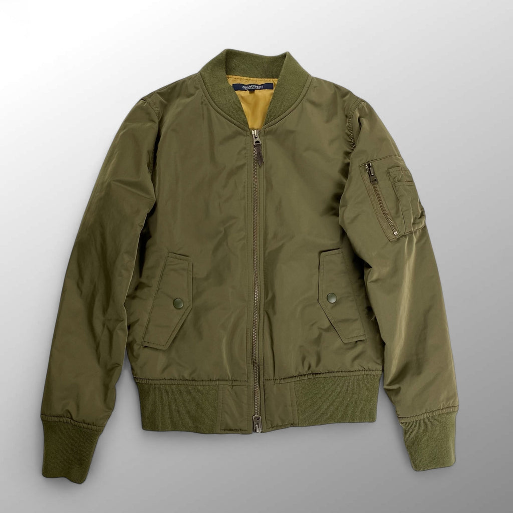 BRAHMIN ブラーミン / MA-1ジャケット 中綿 オリーブ SIZE：38