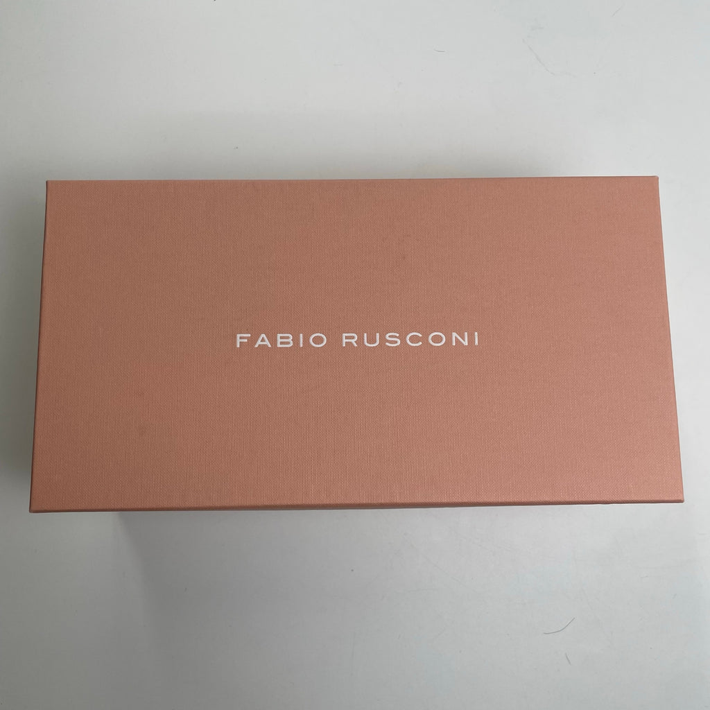 FABIO RUSCONI ファビオルスコーニ / ポインテッドフラットパンプス 箱・布袋付 参考定価：32,000+tax SIZE:38