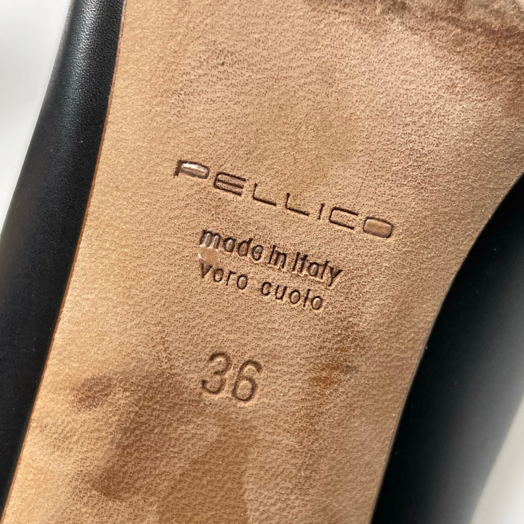 PELLICO ペリーコ / レザーパンプス ブラック 参考定価：40,000程度 SIZE:36(23cm程度)