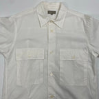 MARGARET HOWELL マーガレットハウエル / コットンリネン2ポケットシャツ 参考定価：30,000程度 SIZE:S