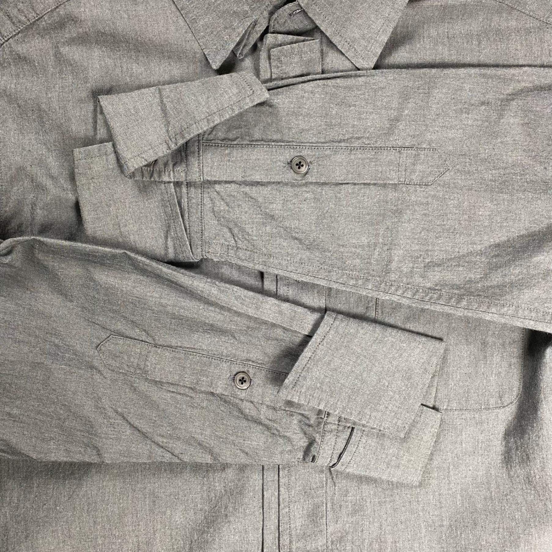 FLUSS フルス / イレギュラーディテール シャツ 参考定価：40,000程度 SIZE:1(M程度)