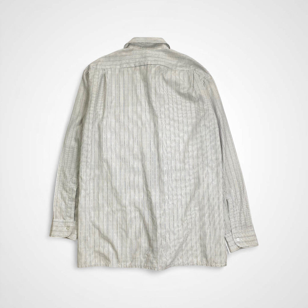 EURO VINTAGE ユーロヴィンテージ / ユーロ ヴィンテージシャツ ホワイト×ライトグレー SIZE:39