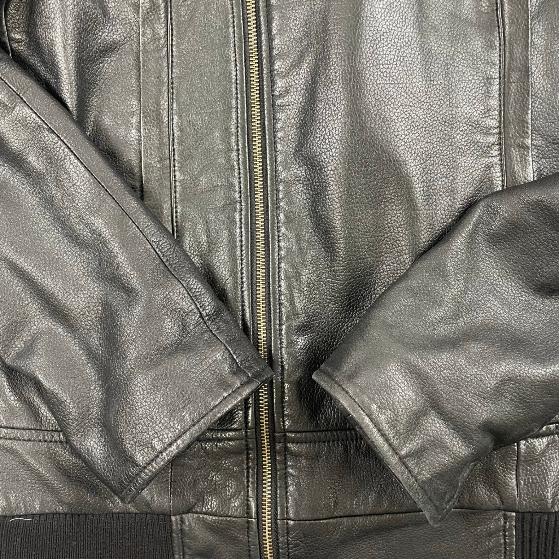 HELMUT LANG / アシンメトリーレザーフーディ 09年製 SIZE:S