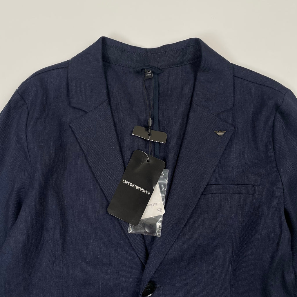 EMPORIO ARMANI / リネンMIXジャケット 未使用品 参考定価：55,000程度 SIZE：10A