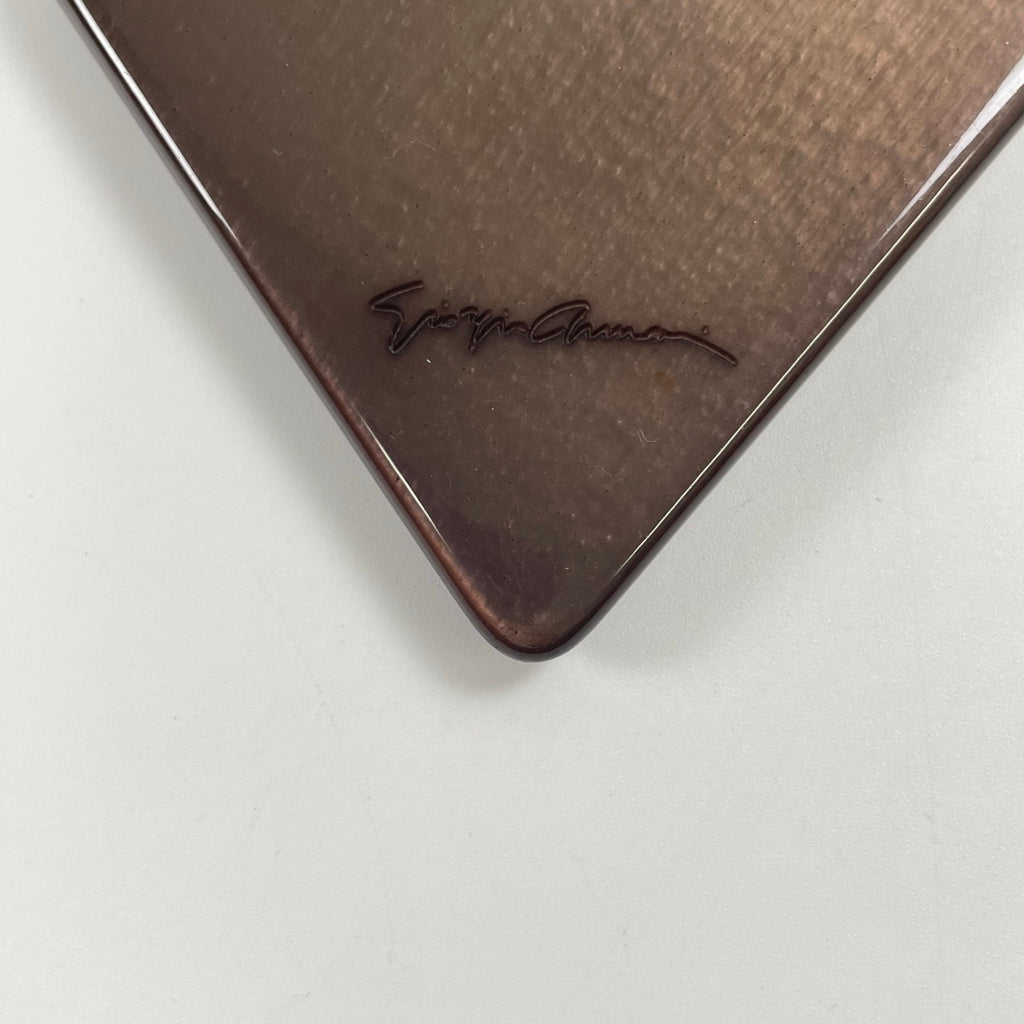 GIORGIO ARMANI / ダイヤ型クリスタルブローチ 参考定価：60,000程度