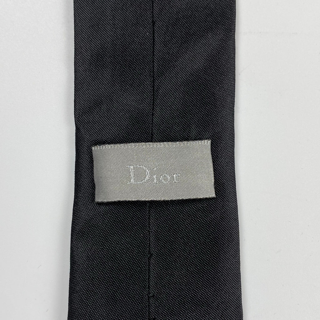 クリス期 アーカイブ Dior HOMME ディオール オム / アメンボ刺繍 ナロータイ モノトーン