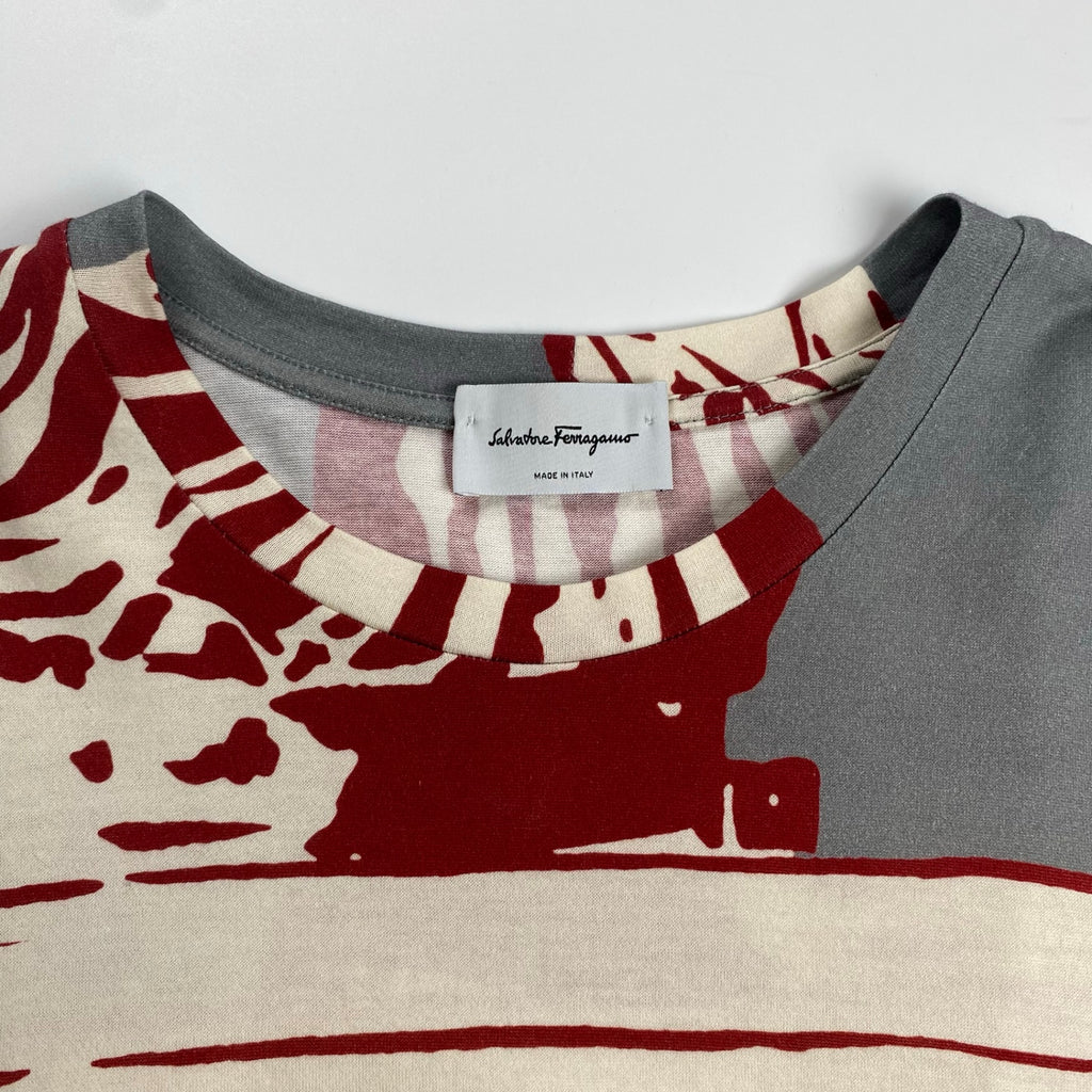 Salvatore Ferragamo サルバトーレ フェラガモ / 古代ローマ Tシャツ コットン100％ MADE IN ITALY SIZE：M