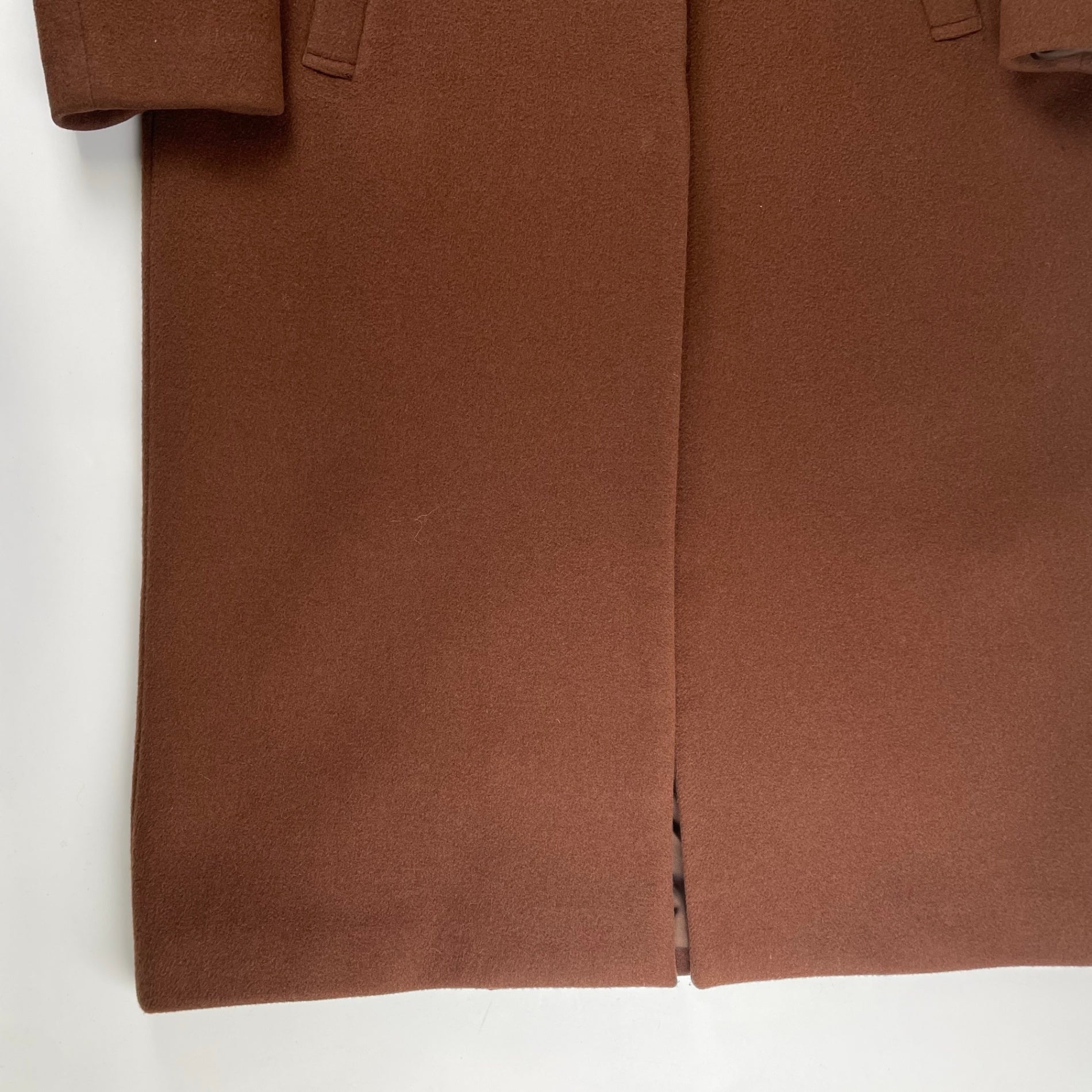 JOURNAL STANDARD ジャーナルスタンダード / スーパー140ビーバーVネックコート ブラウン 参考定価：35,000+tax SIZE:S