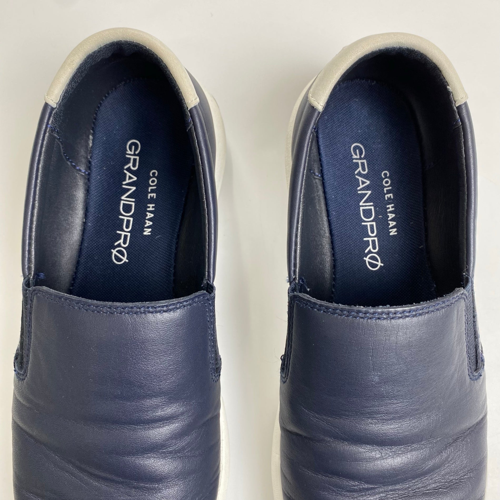 COLE HAAN コールハーン / レザースリッポン GRANDPRO ダークネイビー 参考定価：28,000程度 SIZE:7(24.5cm程度)