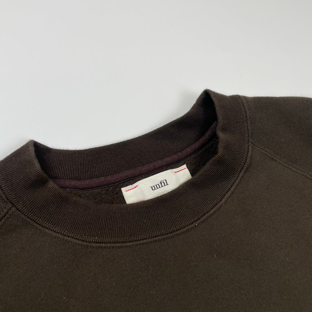 unfil アンフィル / COTTON-TERRY CREW NECK PULLOVER 参考定価：19,000+tax SIZE：3