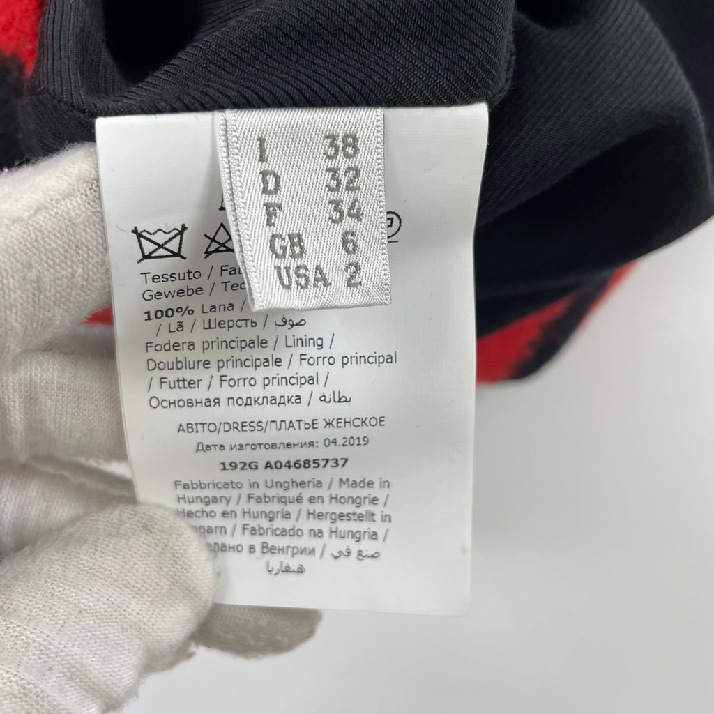 PHILOSOPHY DI LORENZO SERAFINI / ゼブラ柄ノースリーブワンピース 参考定価：180,000程度 SIZE:38