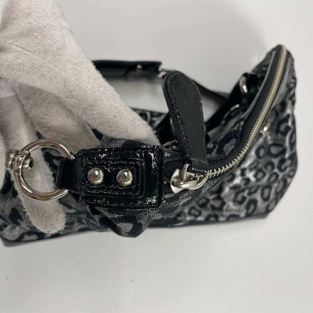 COACH / オセロット2WAYバッグ レオパード F15520 美品