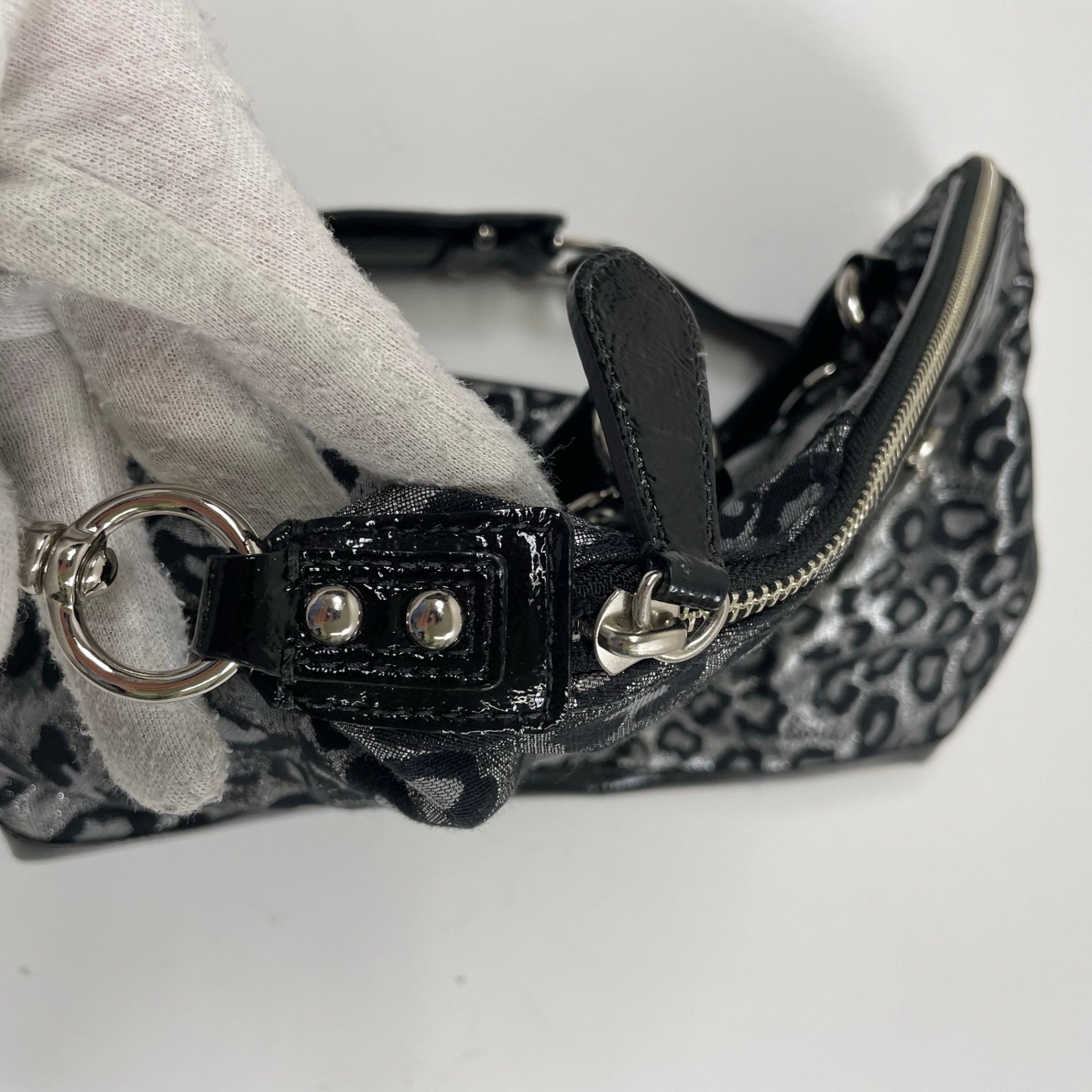 COACH / オセロット2WAYバッグ レオパード F15520 美品