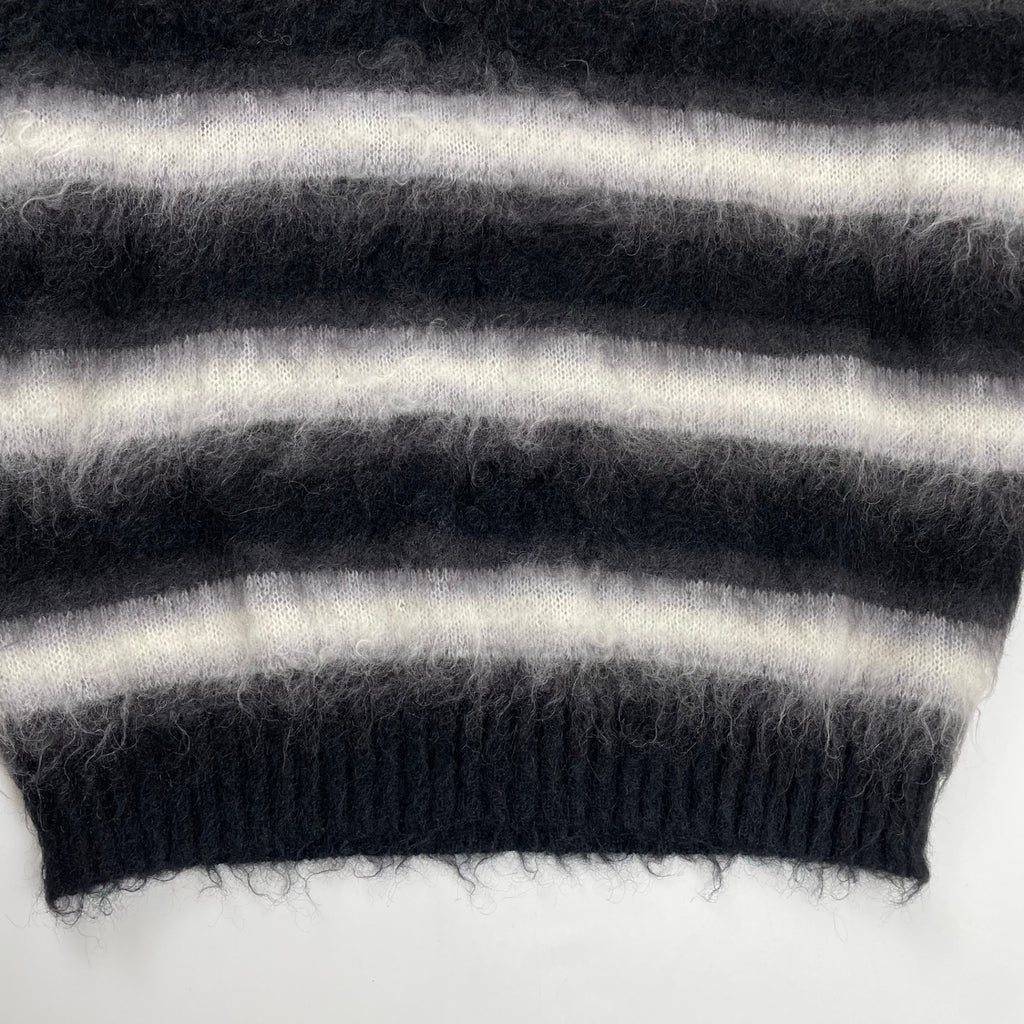 MINEDENIM マインデニム / Blurry Border Mohair Knit Pullover モヘヤMIX 参考定価：48,000+tax SIZE:2