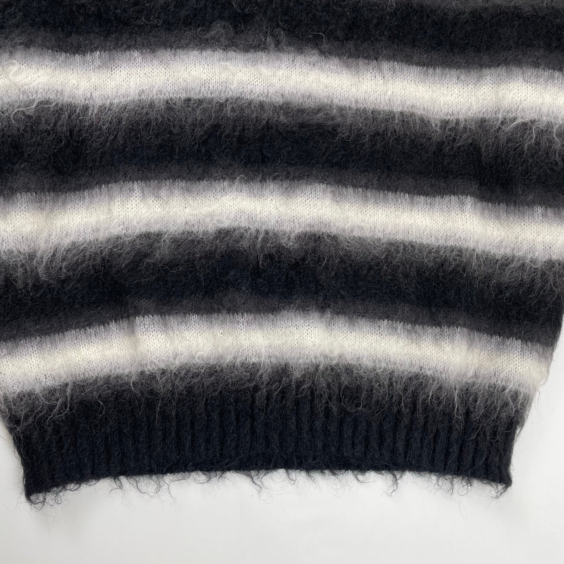 MINEDENIM マインデニム / Blurry Border Mohair Knit Pullover モヘヤMIX 参考定価：48,000+tax SIZE:2