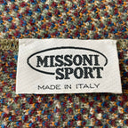MISSONI SPORT / ジャガードニットマフラー 参考定価：28,000程度 イタリア製