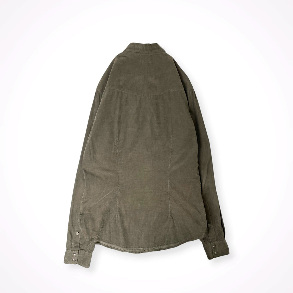 ARMANI JEANS / OLDコットンコーデュロイシャツ 参考定価：30,000程度 SIZE:S